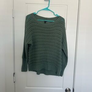 Express Sage Knit Sweater